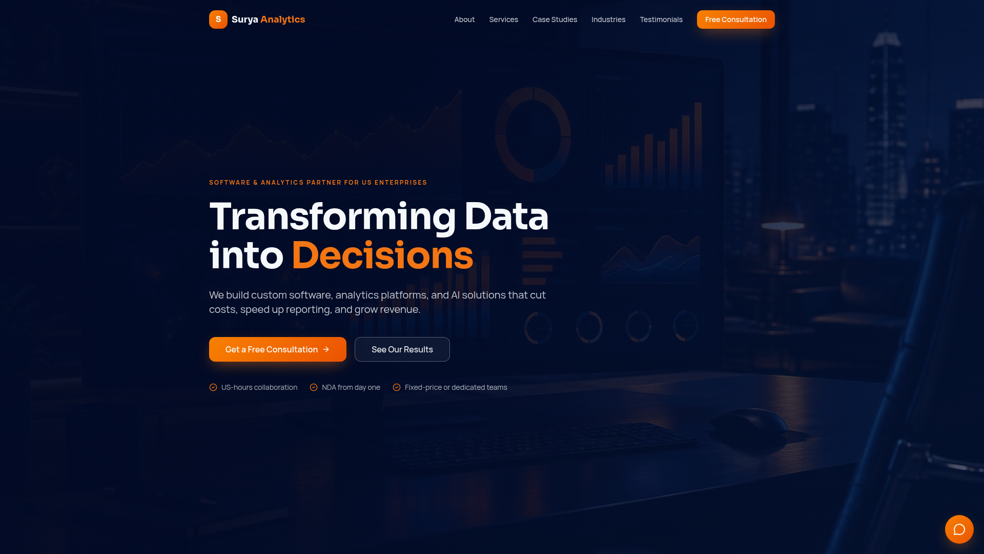 Contact Surya Analytics — Get a Free Consultation