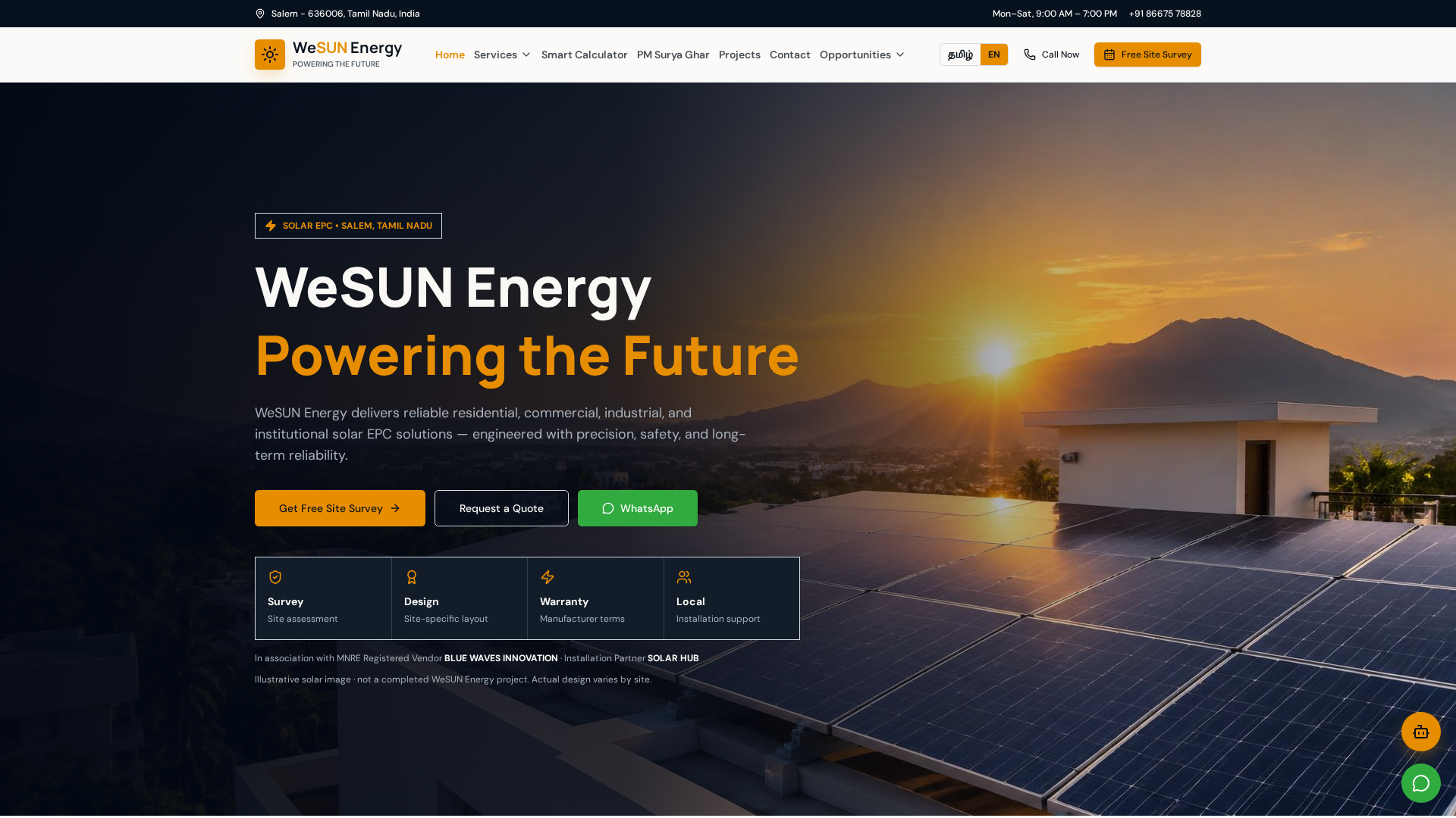 Plot Layout Solar Panel Smart Solar Sizing Calculator — WeSUN Energy