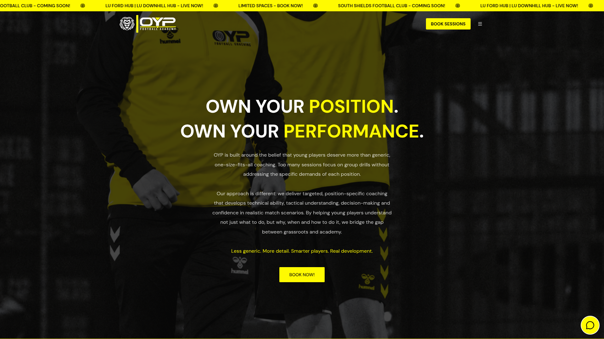 Screenshot of oyp.academy